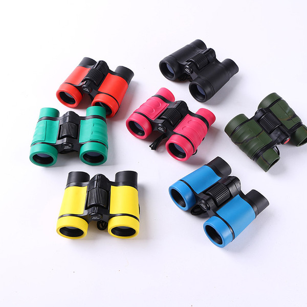 4x30mm Plastic Children Binoculars Pocket Size Telescope Maginification 11.2 X 9cm Kid's Gift High-definition Child Outdoor Telescope