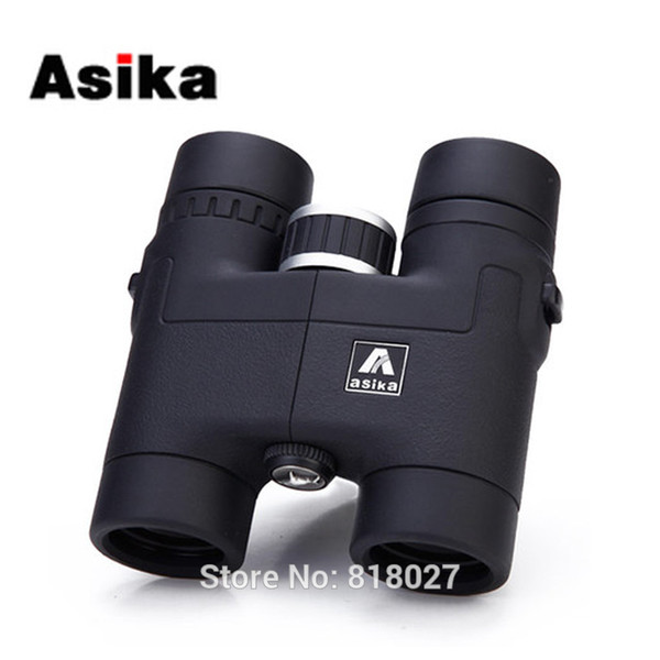 Original Asika 8x32 Binoculars telescope HD high quality telescopio binoculo BAK4 prism Roof Prism Fully Multi-Coated 4 colors