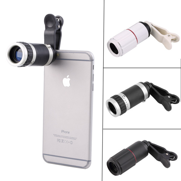 niversal 8-18x Zoom Optical Mobile Phone Telescope Telephoto Camera Len+Clip Promotion 10