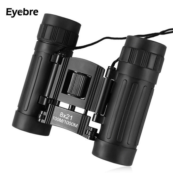 Eyebre 8X21 100M / 1000M Binocular Telescope Outdoor Folding waterproof Power-view Roof Prism Telescope Hunting Camping Fishing