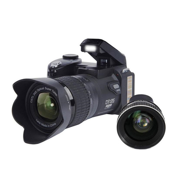 D7100 33MP FHD DSLR Half-Professional Digital Cameras 24x Telephoto & Wide Angle Lens sets 8X Digital zoom Cameras Focus