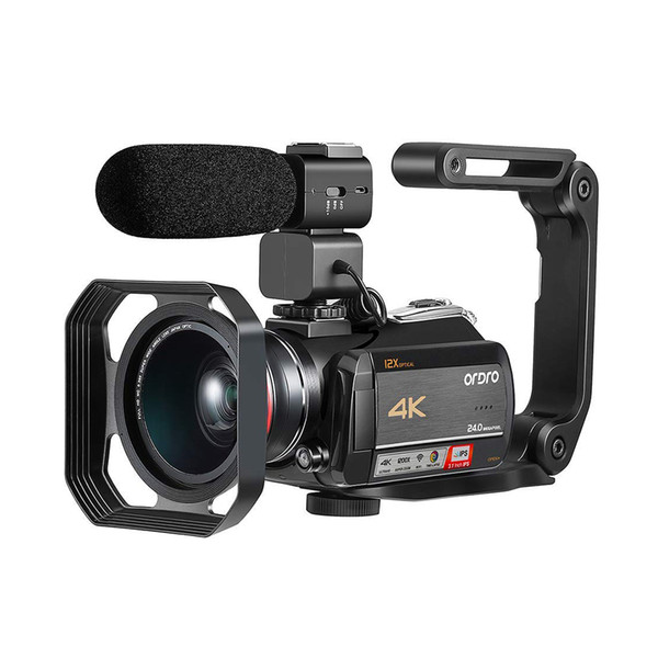 ORDRO AC5 4K WiFi Digital Video Camera Camcorder Recorder DV 24MP 3.1