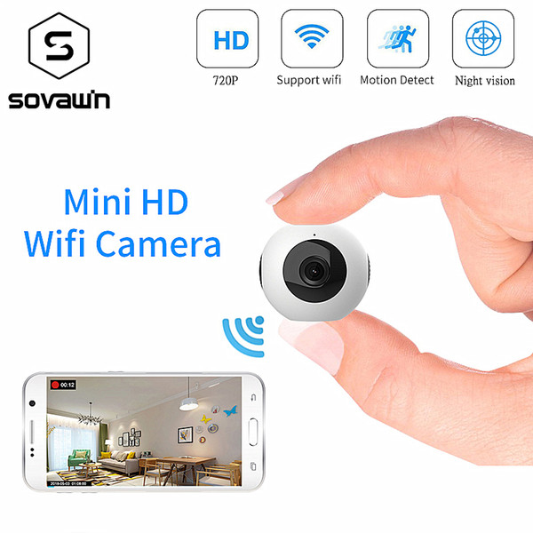 Mini Camera Wifi IP HD Night Vision 720P Camcorder Android Outdoor DVR DV 140 degree Wide Angle Motion Detection Portable Cam