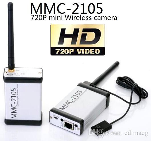 World's First mini MMC-2105W HD 720P Digital covert wireless camera AV Transmitter Sender specific button camera 3G 4G wifi Lawmate