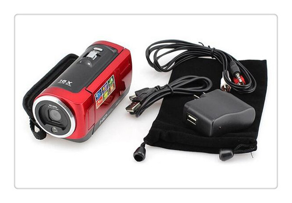 Digital Cameras 720P HD 16x Zoom 2.7'' TFT LCD Digital Video Camcorder Camera DV DVR Black/ Red worldwide