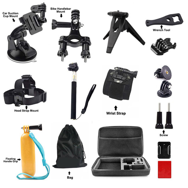 Gopro Accessories Kit For Go Pro Camera Floating Handle Grip Car Suction Cup Mount Strap For Action Camera Sports Cdp pro car