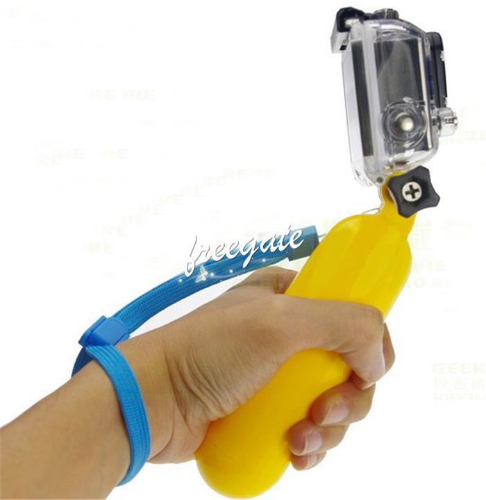 Hot Underwater Diving GoPro Bobber Floating Handheld Hand Grip Stick Floaty Grip flotage Stabilizer Monopod for Camera Go pro Hero 3+ 3 2 1