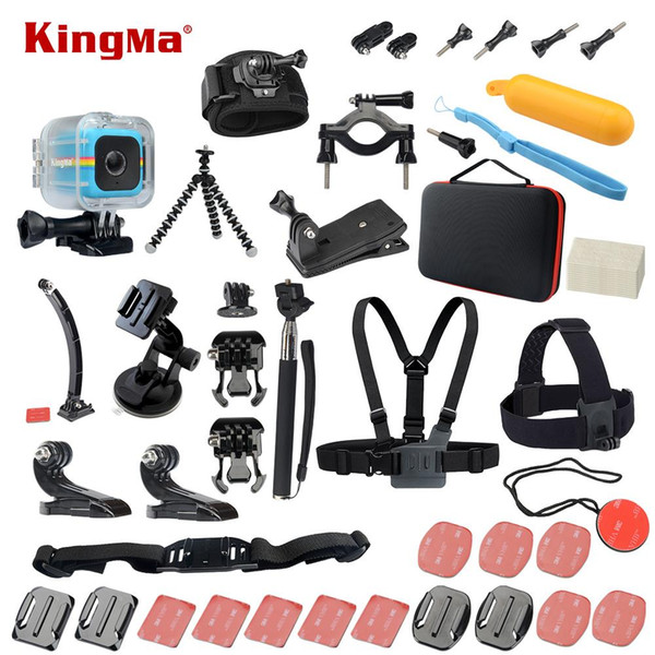 Freeshipping For Polaroid Cube+ Waterproof Case 20-in-1 Accessories Kit for Polaroid Cube and Cube+