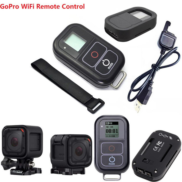 Freeshipping For GoPro Hero 4 Session Smart Waterproof WIFI Remote Control+Action Camera Remote Control Accessories