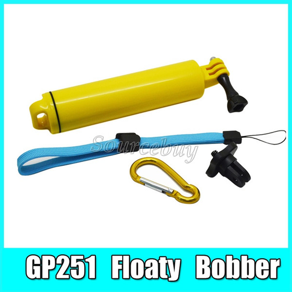 New Arrival Accessories For Gopro Hand Grip Handheld Monopod Mount Floating Bobber For Gopro Hero 4 2 3 SJ4000 GP251 colorful Free shipping