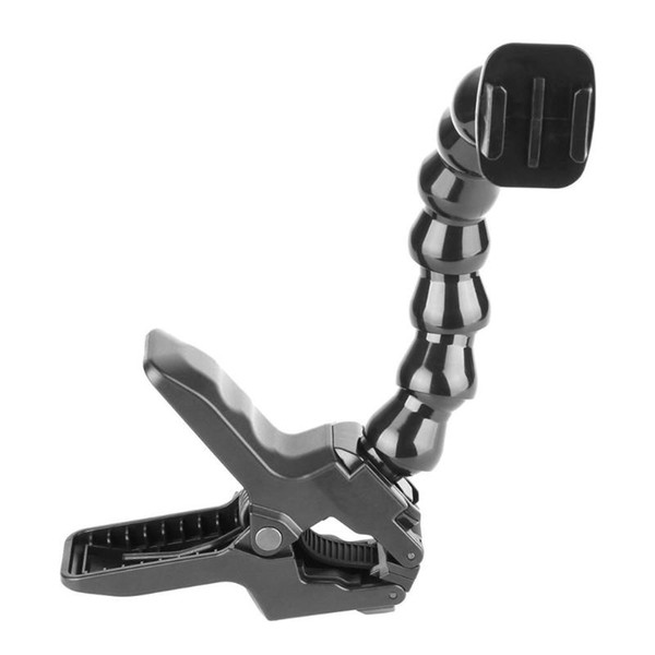 Flex Clamp Mount with Flexible Adjustable Gooseneck for GoPro Hero 7 6 5 4 Sjcam Yi 4K Action Camera Tripod Accessory