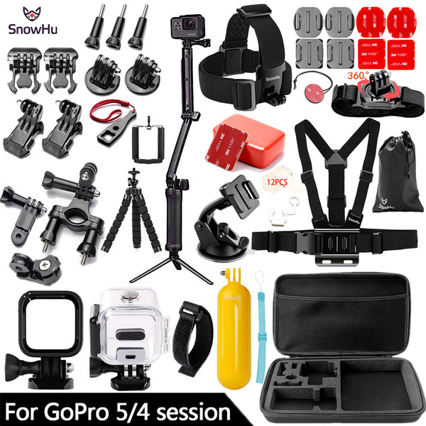 wholesale for Gopro Hero 5 / 4 Session Accessories Set Tripod 3 Way Monopod for Go pro hero 5 Session 4 Session Action Camera ZH70