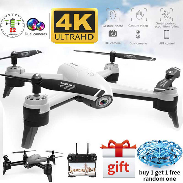 SG106 WiFi FPV RC Drones 4K Dual Camera RC Helicopter 1080P HD Camera Quadcopter Aircraft Quadrocopter Aerial Video Toys For Kid T191016