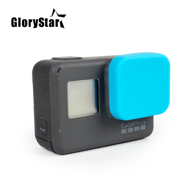 GloryStar For GoPro Accessories Silicone Lens Cover Dust-proof Scratch-resistant Lens Protective Cap For Gopro Hero 6 5 Camera