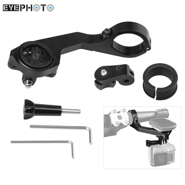 wholesale 25.4/31.8mm Out-front Bike Mount Bracket Bicycle Accessories for GoPro Cameras for Garmin Edge 1000/800/810/200/500/510