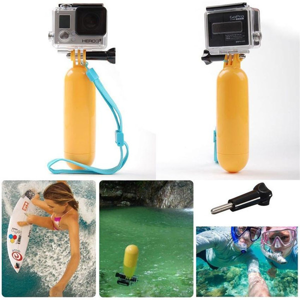 GoPro Hero Camera Floating Bobber Stick Surf Diving Buoyancy Universal Self Stick Grip Handheld + Screw + Strap Action Camera Accessories