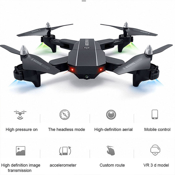 Advanced Intelligent Folding Drone WIFI FPV 480P/720P HD Camera 6-Axis Headless Mode Hover Stable Gimbal Quadcopter