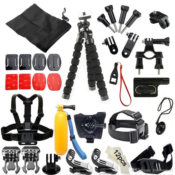 32 in 1 Gopro Accessories set for go pro hero 6 5 4 3 kit mount SJCAM SJ4000 / for xiaomi yi 4k for eken h9 VS84