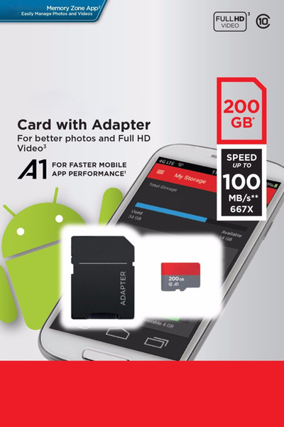 Ultra A1 256GB 200GB 128GB 64GB 32GB Micro SD SDHC Card 98MB/s 100MB/s UHS-I C10 SDXC Card with Adapter