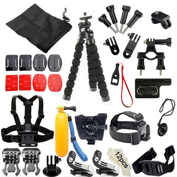 32 in 1 Gopro Accessories set for go pro hero 6 5 4 3 kit mount SJCAM SJ4000 / for xiaomi yi 4k for eken h9 VS84