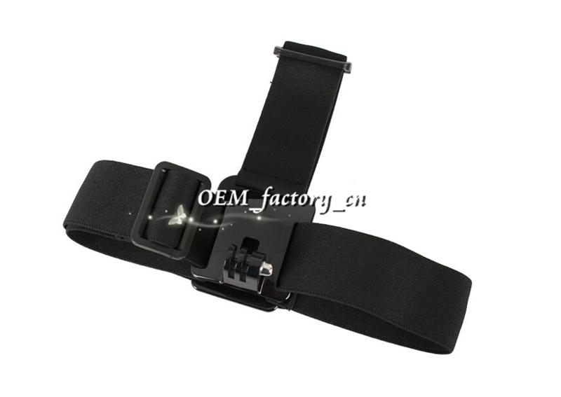 GoPro Accessories Elastic Adjustable Camera Nylon Head Strap Mount Sport Diving Ski Head Band Belt Adapter for GoPro HD Hero1 2 3