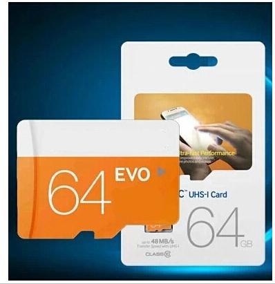 64GB Micro SD Card Class 10 EVO UHS-1 SDXC SDHC Transflash TF Memory Card 64GB For Samsung Smartphone