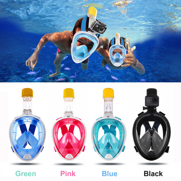 Diving Mask Scuba Mask Underwater Anti Fog Full Face Snorkeling Mask Women Men Kids Swimming Snorkel Diving Equipment