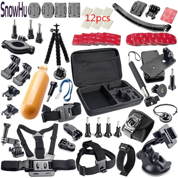 Freeshipping accessories set for go pro kit mount SJ4000 SJ500 Hero 4 3+ 2 SJCAM xiaomiyi camera Black Edition TZ33