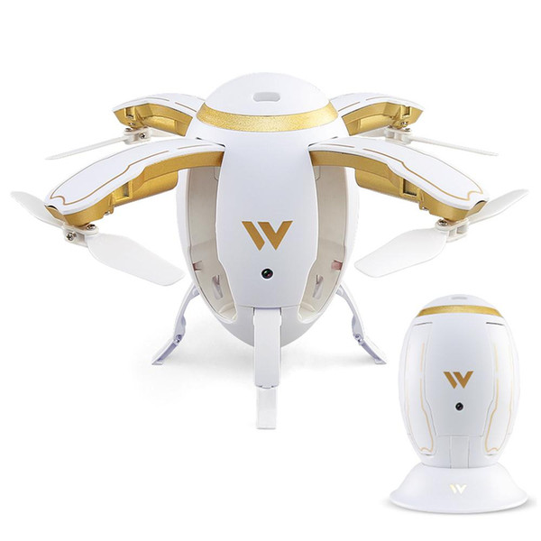 Mini Transformable Egg Drone Aircaft Folding RC Quadcopter Altitude Hold Egg-Shaped Headless Mode ABS 2.4GHz 5.8cm*5.8cm*10cm