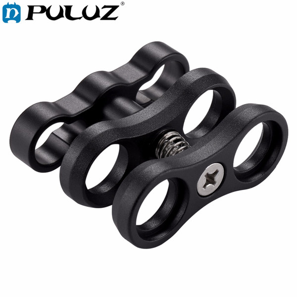 wholesale Dual Aluminum Alloy Ball Clamp for Underwater Camera Arm System