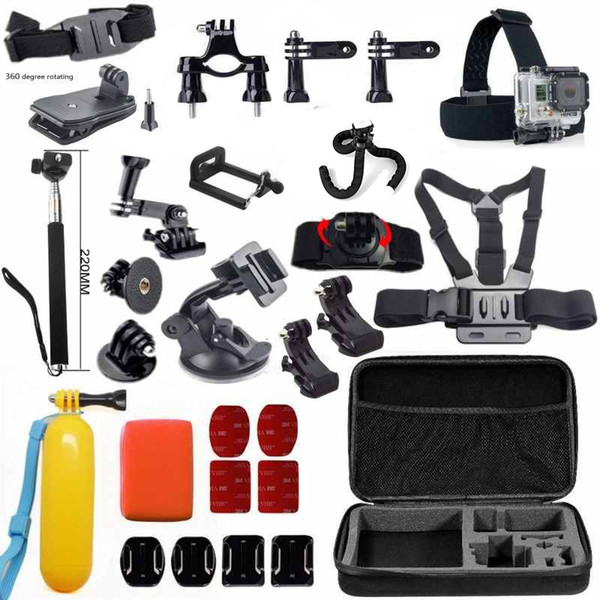 Freeshipping for SJCAM sj4000 accessories set for sjcam sj5000 plus sj5000x elite sj6 legend sj7 sj7000 M10 M20 yi 4k Action Camera