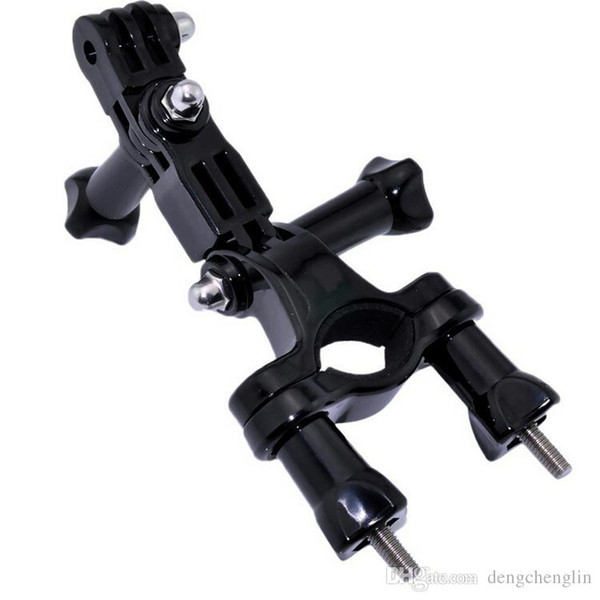 Action camera bike bracket + 3-way adjustment arm, suitable for 4CM and below diameter for all cameras