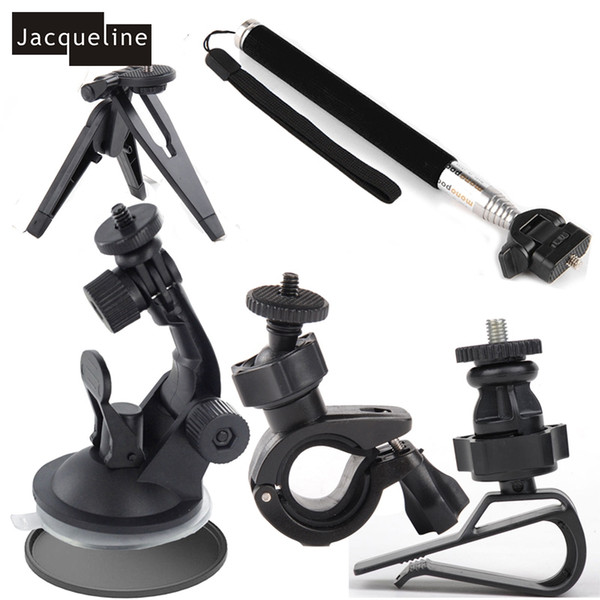 Freeshipping Accessories Set Tripod Mount Kit For GoPro hero 5 4 session 4 3+ 3 /SJCAM SJ5000 SJ6000 SJ7000/EKEN H9R H9/SOOCOO