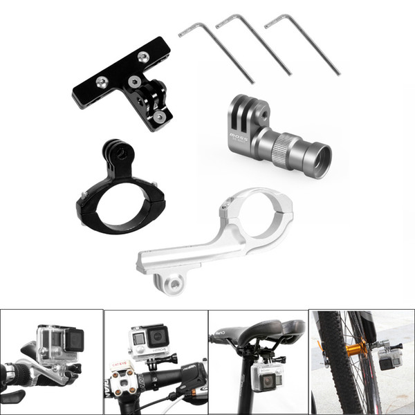 Bike Bicycle Wheel Hub Handle Bar Seat Post Holder Mount Kit for GoPro Hero