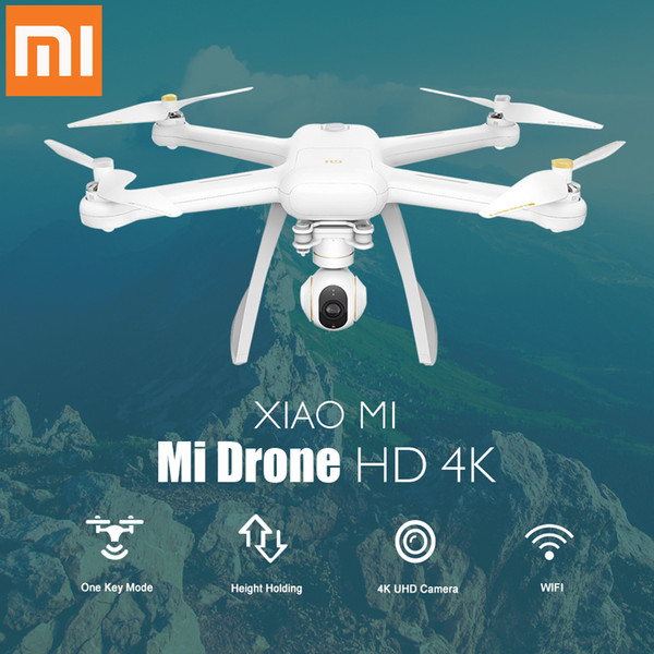 Original Xiaomi Mi Camera Drone WIFI FPV HD 4K Camera 6-Axis Gyro 3840 x 2160p / 30fps RC Quadcopter Drone Video Record Remote