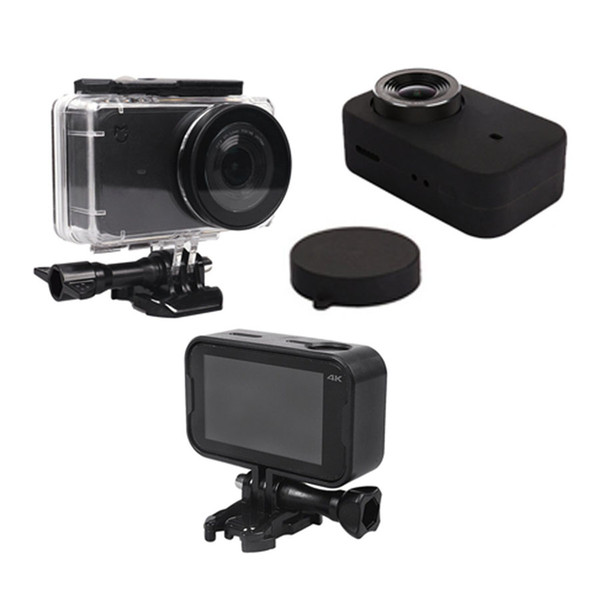 Mijia Waterproof Housing Case Box + Frame Shell Cover + Skin Case Cover + Lens Cap Protector for Xiaomi Mijia 4K Accessories Kit