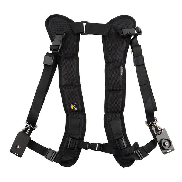 vintage camera shoulder strap for SLR DSLR Nikon Canon Sony Panasonic quick straps black double shoulder straps fast photography sling