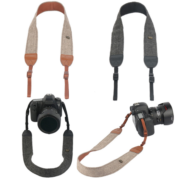 10XCamera Vintage Shoulder Neck Strape Durable Cotton Camera Strap for Sony Nikon Canon Olympus DSLR Camera