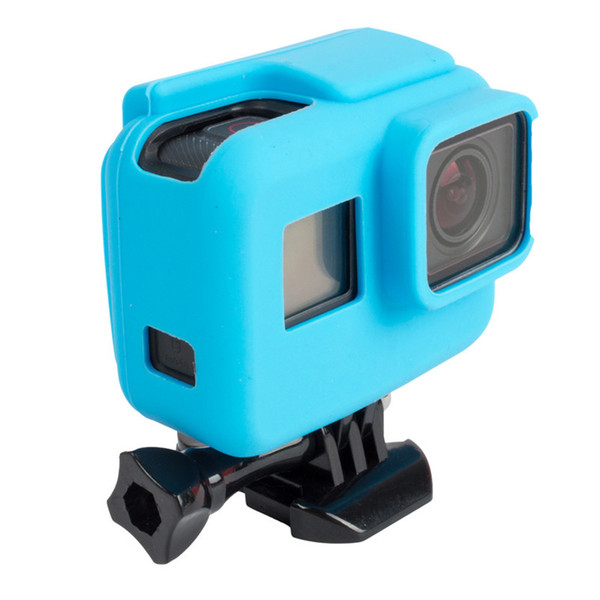 Soft Silicone Protective Housing Case Cover for GoPro Hero 6 5 Sport Camera Rubber Cases Gopro hero 5 Skin Fundas Coque Wholesale Black