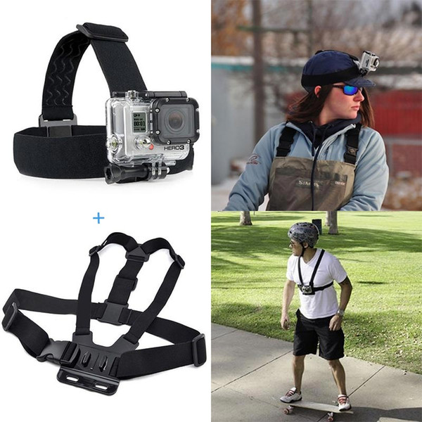 new bag For Action camera Head Strap Chest Harness Mount For Hero 5 3+ 4 SJ4000 xiaomi yi 4K SJCAM EKEN H9/H9R