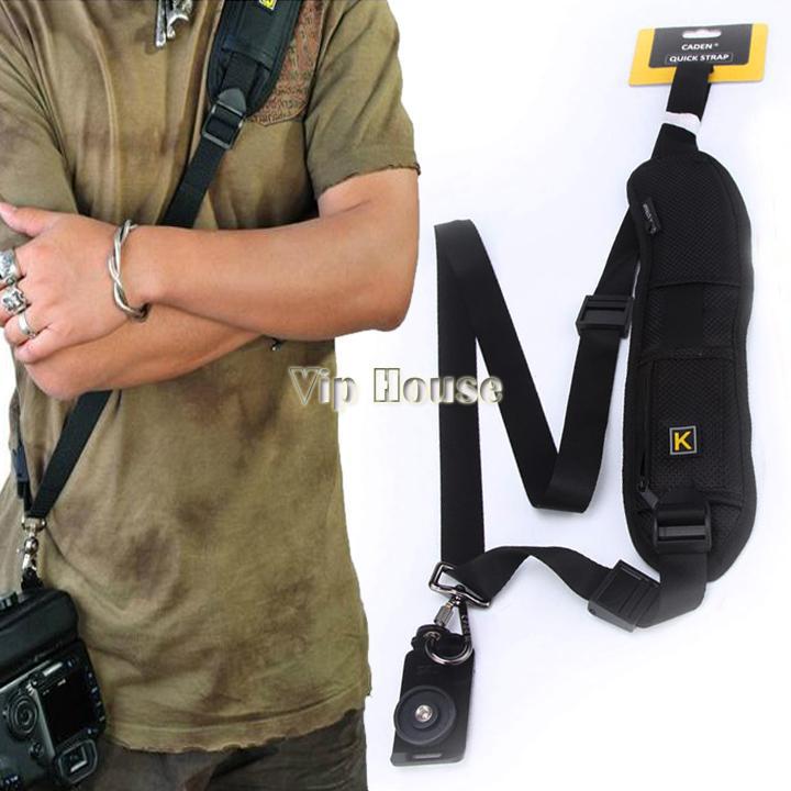 New 2014 Neck Shoulder Strap Camera Single Shoulder Sling Black Belt Strap for SLR DSLR Canon Nikon Sony Cameras #010 14825