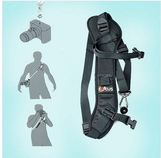 Focus F-1 Quick Rapid Shoulder Sling Belt Neck Strap For Camera SLR DSLR Black