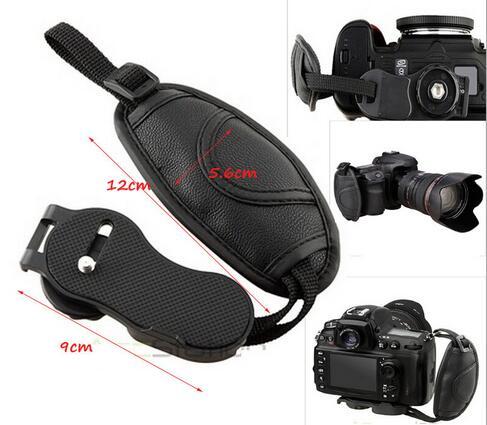 Camera Hand Grip for Canon EOS Nikon Sony Olympus SLR/DSLR Leather Wrist Strap