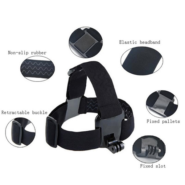 For Action camera Accessories Head Strap Chest Harness Mount For SJ4000 xiaomi yi 4K SJCAM EKEN H9/H9R