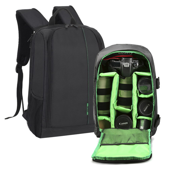 New Polyester Material Outdoor Waterproof Multifunctional DSLR Camera Backpack With Big Laptop Pocket and Tripod Hanging Belt.