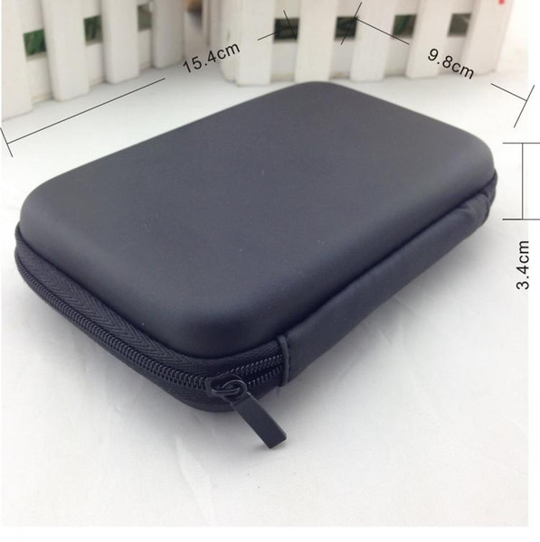 5 pcs Storage Bag Black Zipper Digital Camera Compact Hard carry Case Box For camera earphone gift