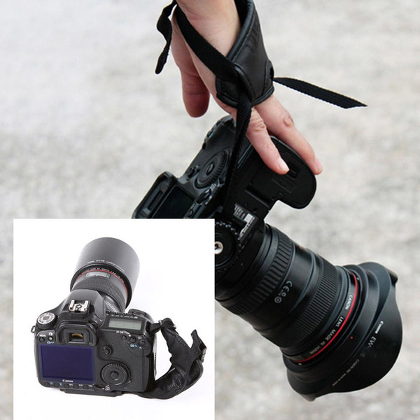 US Stock Hot Sale PU Hand camera grip Soft leather padded Wrist Strap for Nikon Canon Sony Cameras