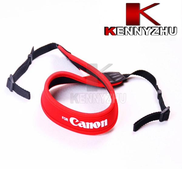 Camera Neoprene Neck Red Shoulder Strap Belt For Canon DSLR Soft Padding High Quality