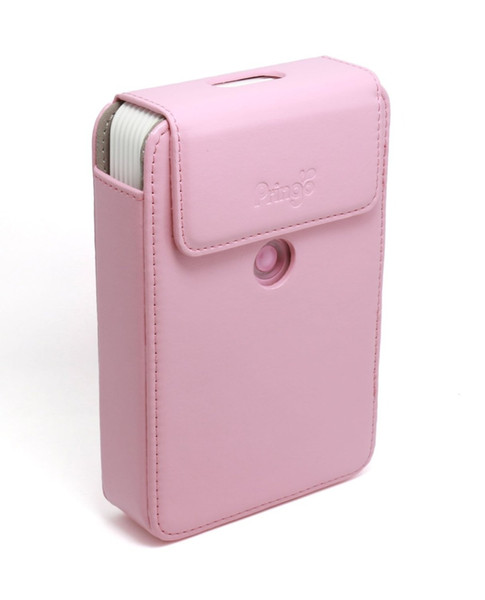 Wholesale-P231 Exclusive Protect Cover Case  Synthetic Leather Case for HiTi Pringo P231 Pocket WiFi Photo Printer, Pink