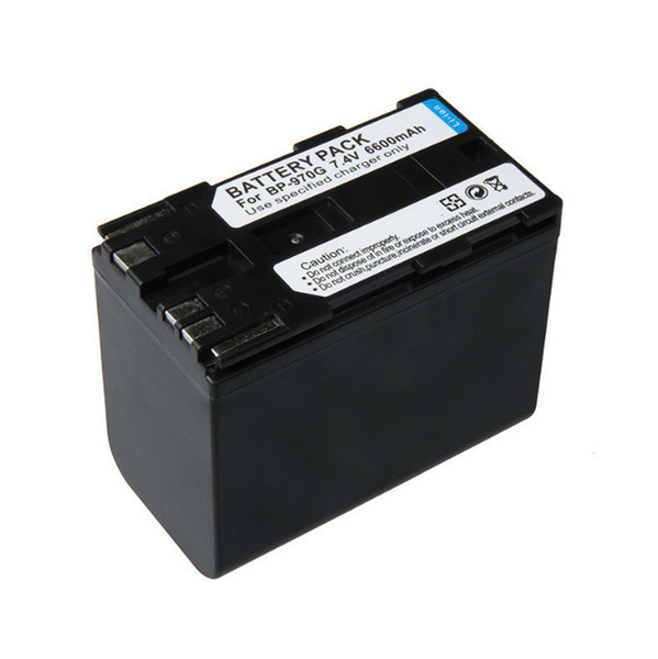 Wholesale BP970 Battery 6600mah rated capacity suitable for XF 30 Canon Camera Compatible for most models of Canon cameras